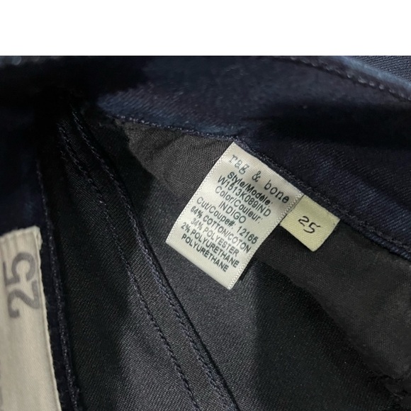 Rag & Bone High Rise Skinny In Indigo Size‎ 25 - Picture 4 of 11